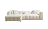 Ivy Ivory Boucle LAF 110" Sectional view 13