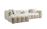 Ivy Ivory Boucle LAF 110" Sectional view 14