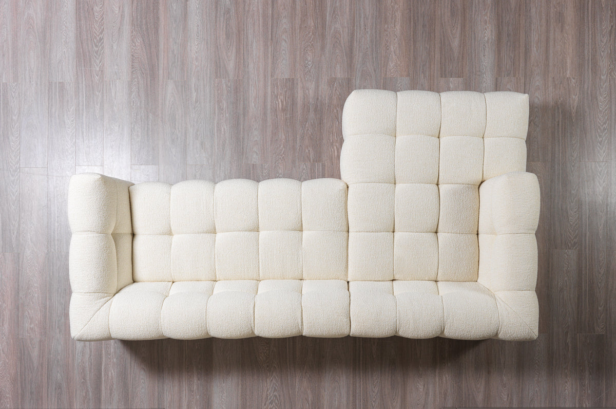 Ivy Ivory Boucle LAF 110" Sectional view 7