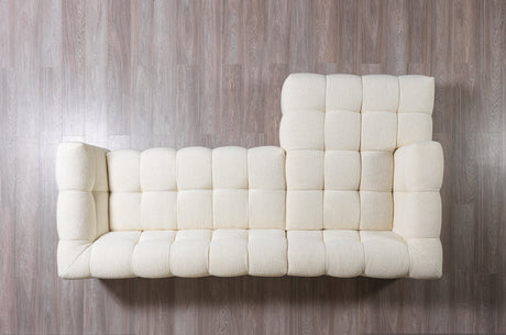 Ivy Ivory Boucle LAF 110" Sectional view 7