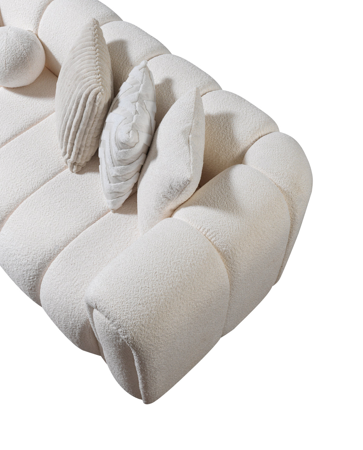 Lis Ivory Boucle LAF 115" Sectional view 11