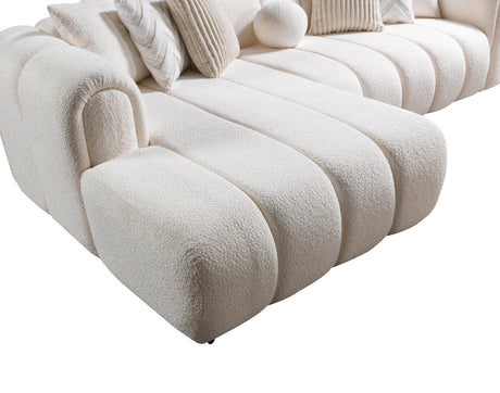 Lis Ivory Boucle LAF 115" Sectional view 8