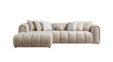 Elly Sand Boucle LAF 115" Sectional
