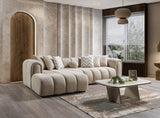 Elly Sand Boucle LAF 115" Sectional
