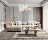 Elly Sand Boucle LAF 115" Sectional