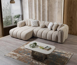 Elly Sand Boucle LAF 115" Sectional