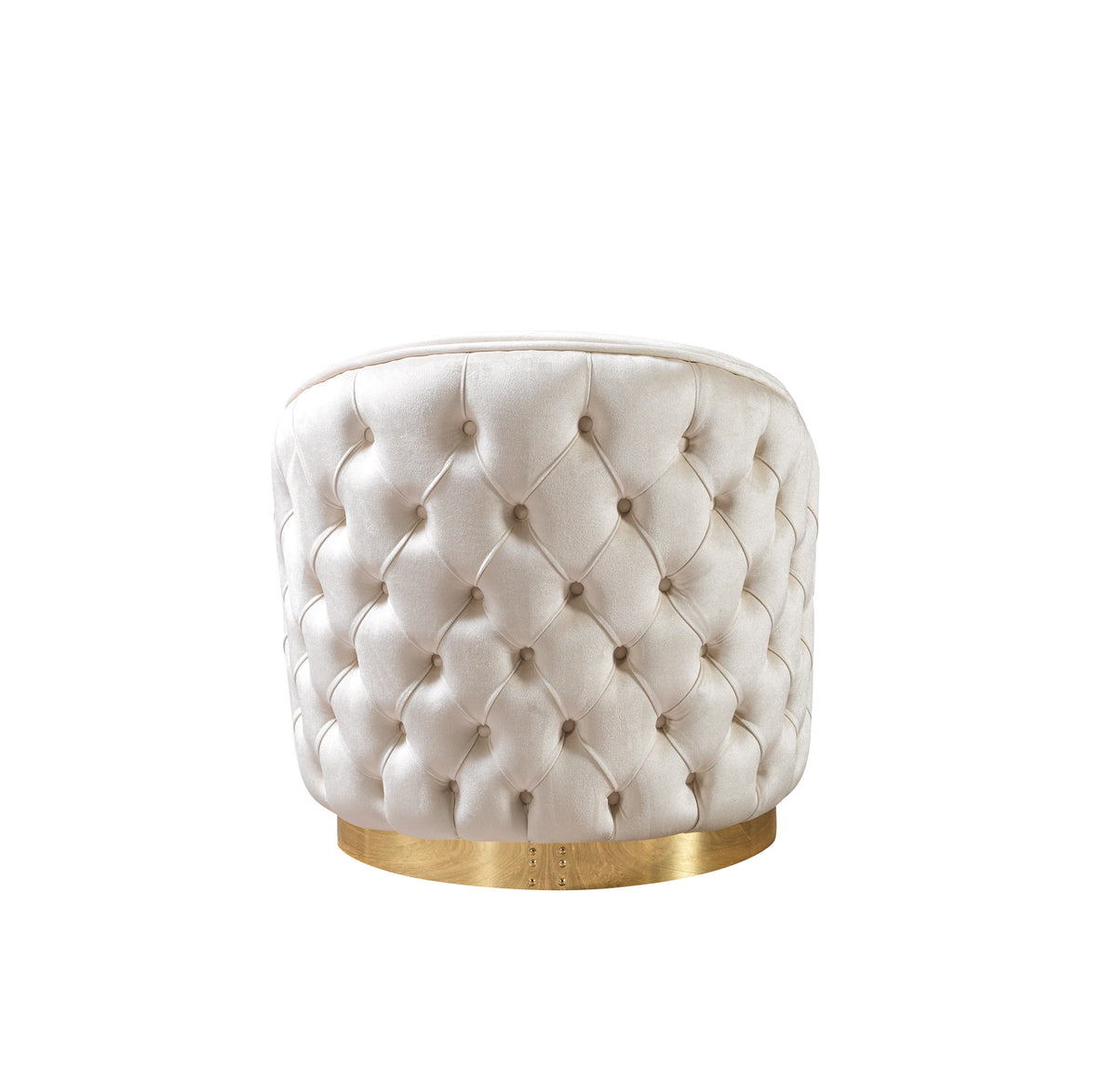 Scarlett Ivory Velvet Chair
