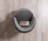 Scarlett Gray Velvet Chair