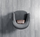Chloe Gray Velvet Chair