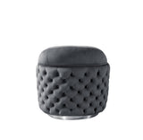 Chloe Gray Velvet Chair