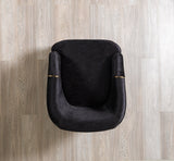 Ella Black Velvet Chair