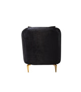 Ella Black Velvet Chair