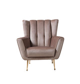 Bianka Coffee Velvet Chair