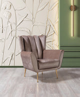 Bianka Coffee Velvet Chair