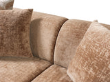 Ameena Coffee Boucle Sofa 93" & Loveseat 71"