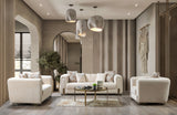 Ameena Ivory Boucle Sofa 93" & Loveseat 71"