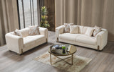 Ameena Ivory Boucle Sofa 93" & Loveseat 71"