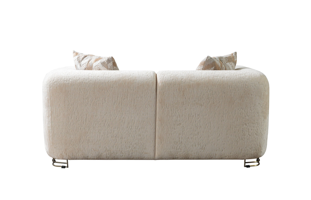 Ameena Ivory Boucle Sofa 93" & Loveseat 71"