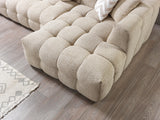 Lili Sand Boucle RAF 110" Sectional