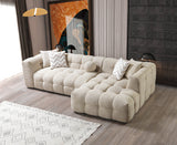 Lili Sand Boucle RAF 110" Sectional