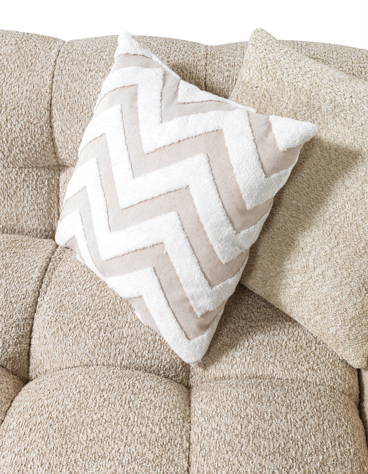 Lili Sand Boucle LAF 110" Sectional