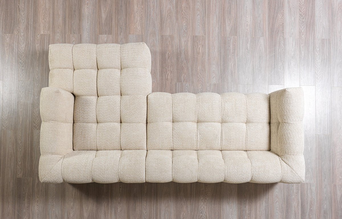 Lili Sand Boucle RAF 110" Sectional