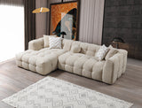 Lili Sand Boucle LAF 110" Sectional