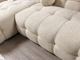 Lili Sand Boucle LAF 110" Sectional