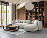 Hanna Sand Boucle RAF 110" Sectional