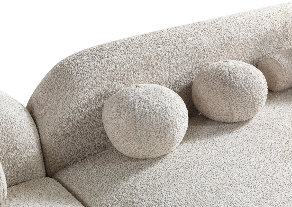 Hanna Sand Boucle LAF 110" Sectional