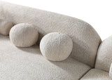 Hanna Sand Boucle RAF 110" Sectional