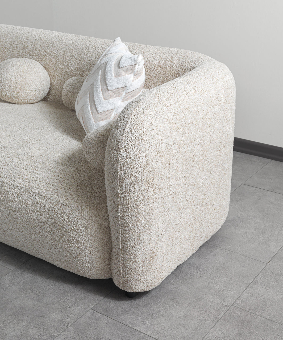Hanna Sand Boucle LAF 110" Sectional