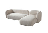 Hanna Sand Boucle RAF 110" Sectional