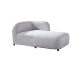Hanna Gray Boucle RAF 110" Sectional