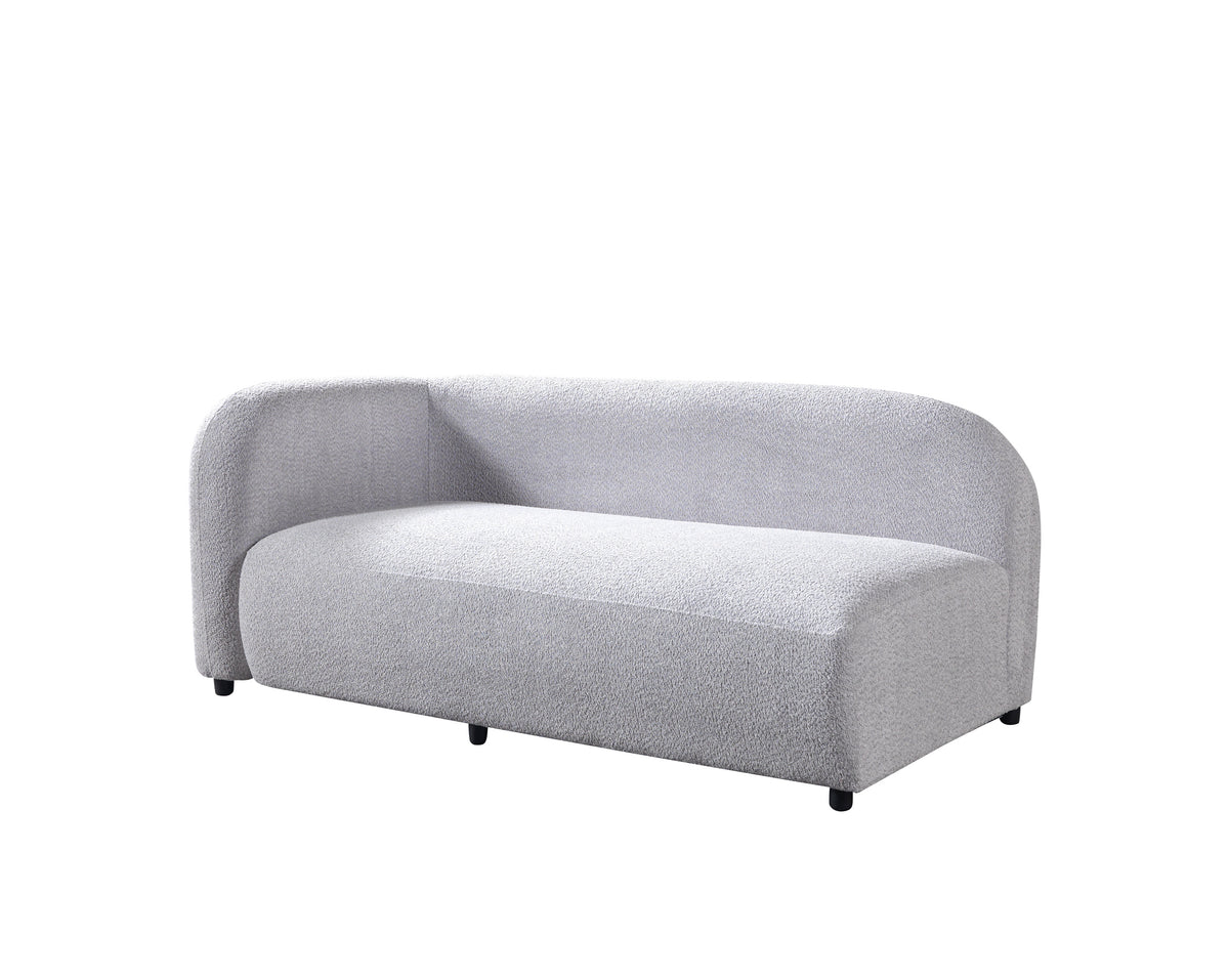 Hanna Gray Boucle RAF 110" Sectional