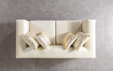 Belly Ivory Velvet Sofa 92" & Loveseat 76"