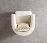 Belly Ivory Velvet Sofa 92" & Loveseat 76"