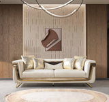 Belly Ivory Velvet Sofa 92" & Loveseat 76"