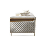 Belly Ivory Velvet Sofa 92" & Loveseat 76"