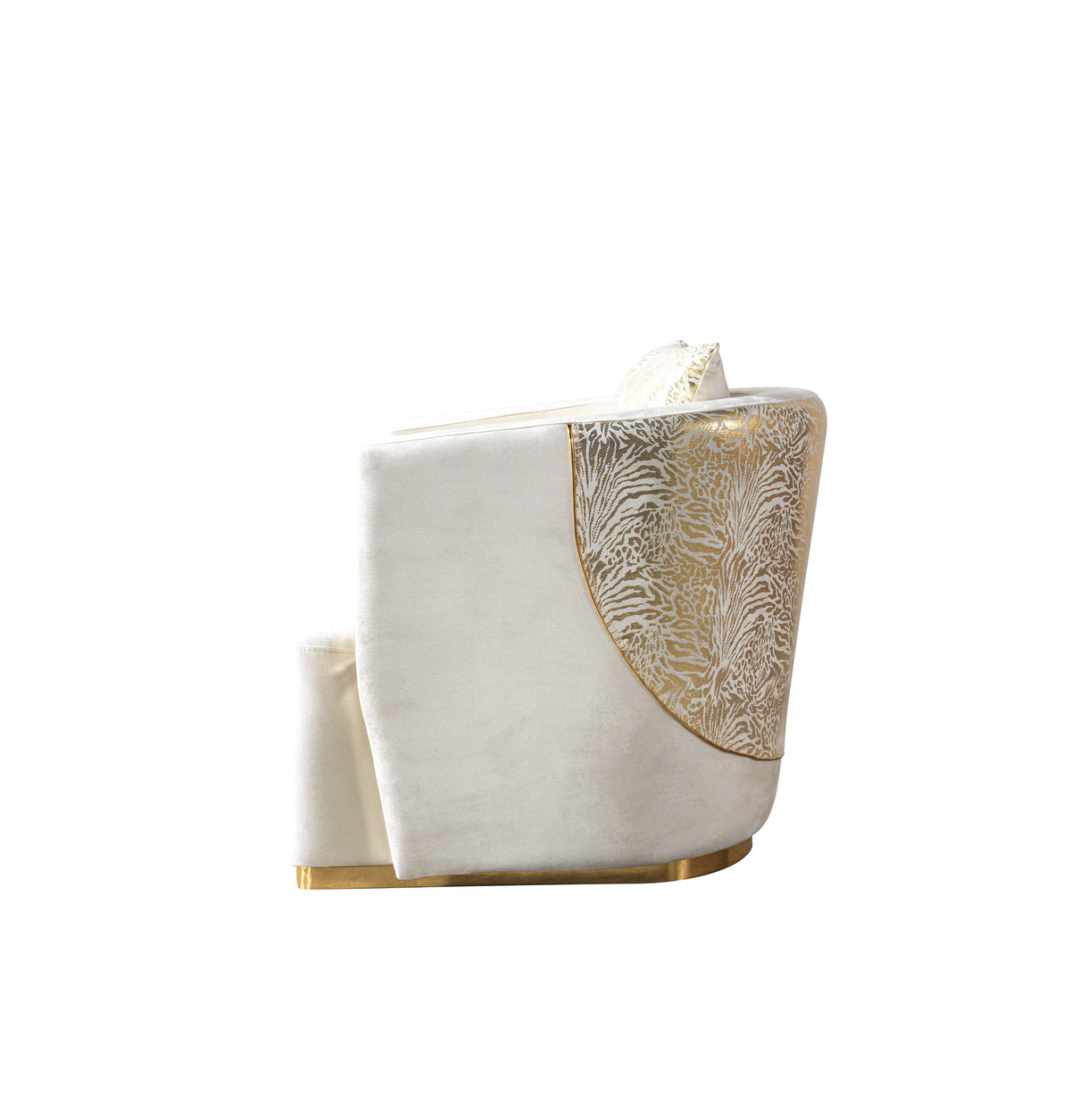 Belly Ivory Velvet Sofa 92" & Loveseat 76"