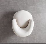 Emily Ivory Velvet Accent Chair