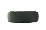 Emily Green Velvet Sofa 91"