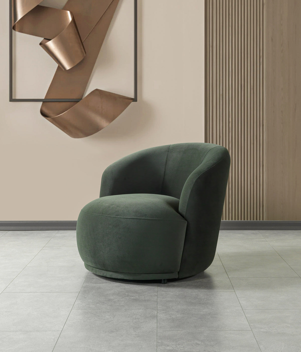 Emily Green Velvet Sofa 91" & Loveseat 81"