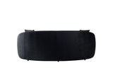 Emily Black Velvet Sofa 91" & Loveseat 81"