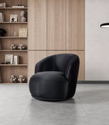 Emily Black Velvet Sofa 91" & Loveseat 81"