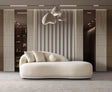 Bonita Ivory Boucle Sofa Chaise 87" from Ella Furniture