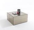 X2 Glass Coffee Table from Ella Furniture