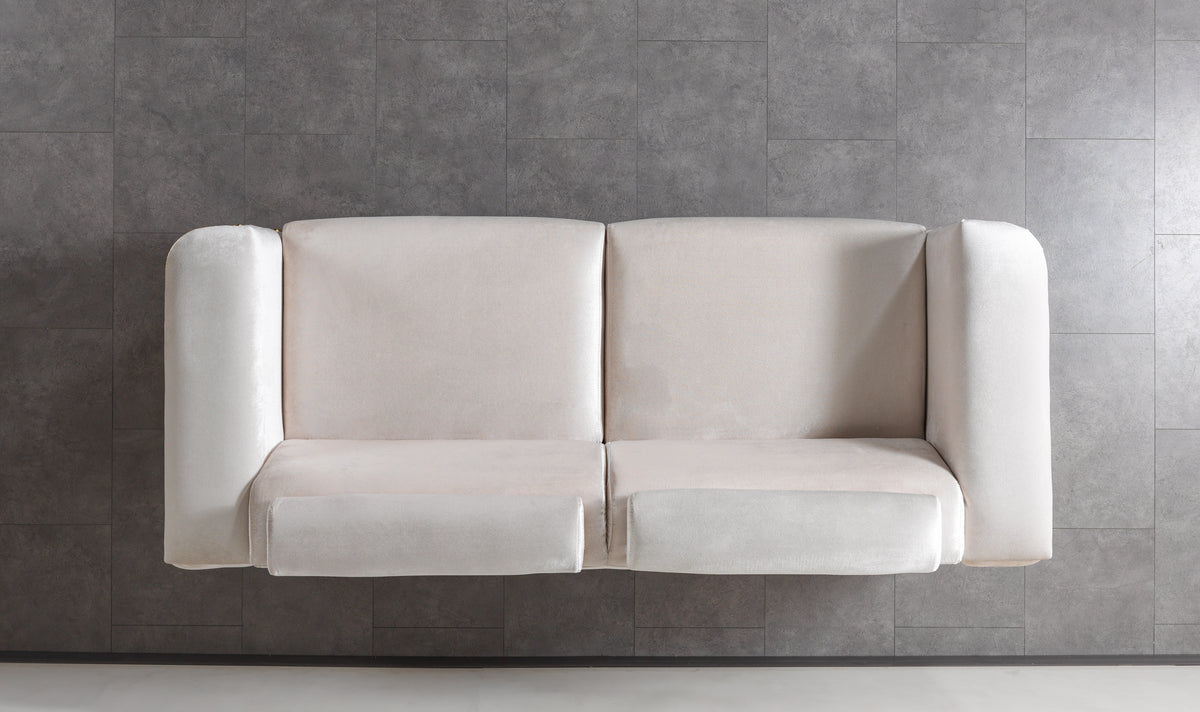 Fabiana Ivory Velvet Sofa & Loveseat view 14