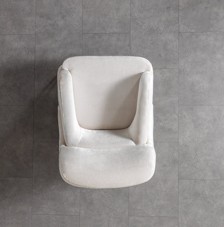 Fabiana Ivory Velvet Sofa & Loveseat view 23