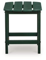 Sundown Shores Green Outdoor End Table